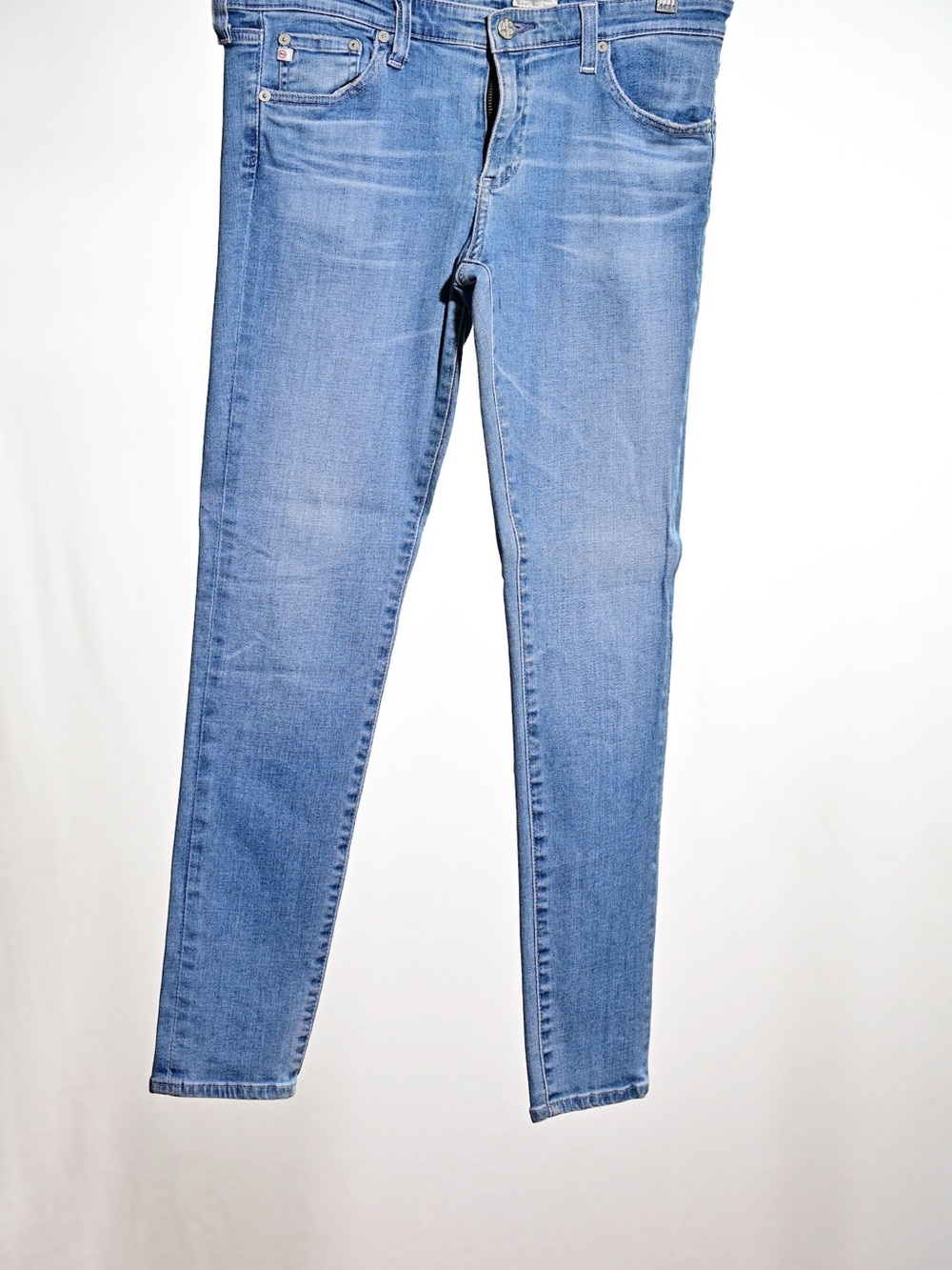 Ag Adriano Goldschmied Light Blue Skinny Jeans